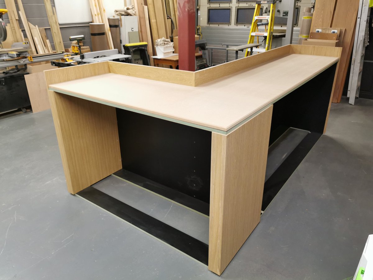 Takeaway station for a well known company knocked up this week #joinery #fitout #constructionuk #design #Restaurent