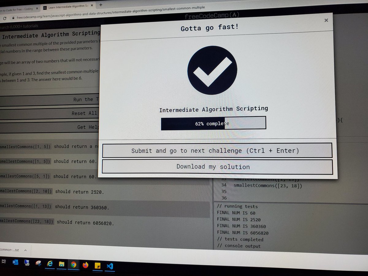 KassandraSanch's tweet image. This took me a week.

One JavaScript problem on freecodecamp took me a week to figure out! 

I would try different solutions for a bit, fail, then try again later. 

My point is we&apos;re not all fast learners. And that&apos;s okay. Take your time. Don&apos;t give up.

Happy Friday friends 🌟