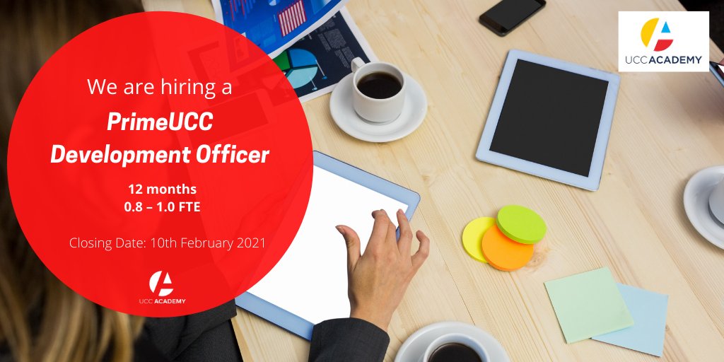 uccacademy's tweet photo. We are hiring a Development Officer to join PrimeUCC to support UCC researchers in making applications for funding under #Horizon2020 and allied #European funding programmes. For more information, click here https://t.co/nXSCY7KU2Q 
#technicalwriting #research #corkjobs https://t.co/yp0xcK8EZn