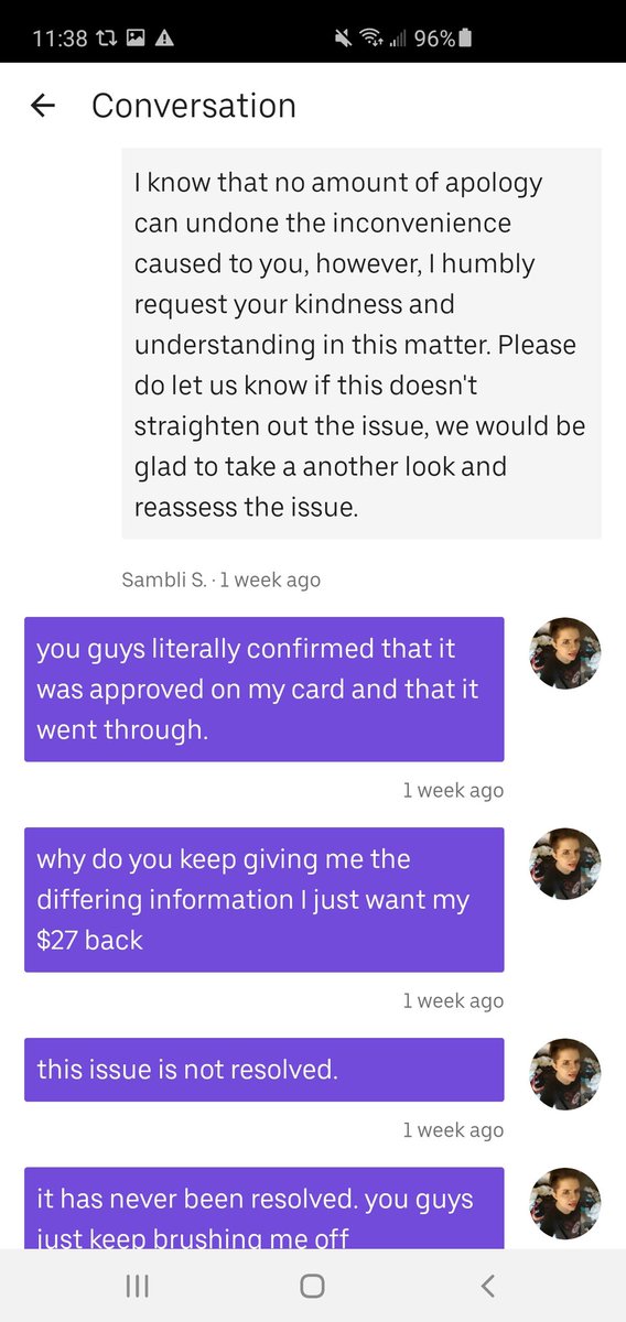 moosemacduff's tweet photo. Like I literally have proof of messaging you since Jan 1st
You just KEPT CLOSING IT so I couldn't respond!!! You even stopped responding all together!!!! https://t.co/pIW9oFBkLK