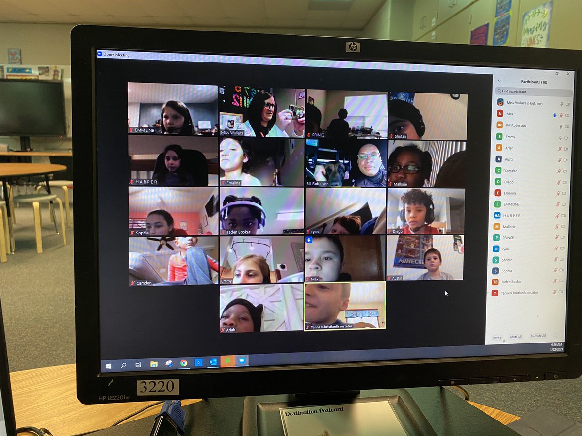 MissWallaceWMES's tweet photo. @sacsk12tweets @WMES_ELEM Thank you Officer Roberson and Loki for joining us on zoom this morning. We appreciate you taking time out of your day to visit us! #ClassReward #VirtualLearning https://t.co/24pWuIX0na