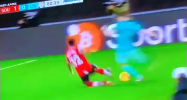 GW17: Mané goes down under contact from behind from Walker-Peters. VAR rules no penalty. Theo Walcott two-footed tackle on Milner is not reviewed by VAR and Andre Marriner doesn’t even give a foul