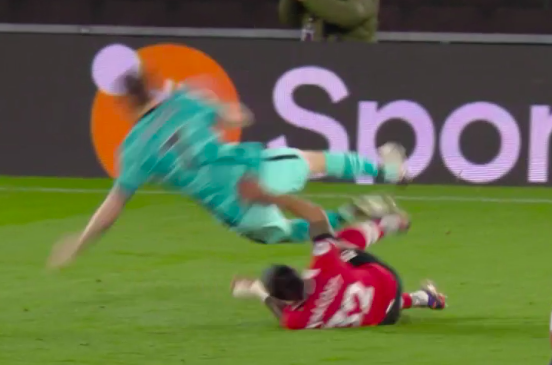 GW17: Mané goes down under contact from behind from Walker-Peters. VAR rules no penalty. Theo Walcott two-footed tackle on Milner is not reviewed by VAR and Andre Marriner doesn’t even give a foul