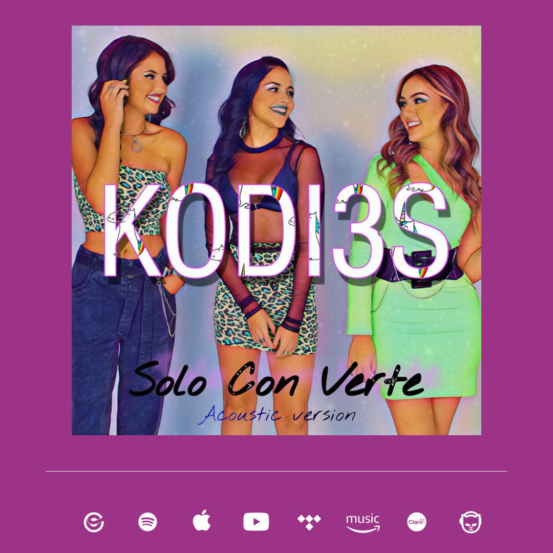 kodi3s's tweet photo. Ya está disponible en todas las plataformas digitales nuestro cover #SoloConVerte🔥🎶 
Corran a descargarlo😍🎤

https://t.co/1XD7sIqiL0  👈🏻

#newmusic #bandams #acustico DISPONIBLE EN #spotify #deezer #applemusic #itunes #pandora #claromusica #tidal #amazonmusic 

@NicoPRmx https://t.co/9XqrKkXxIl