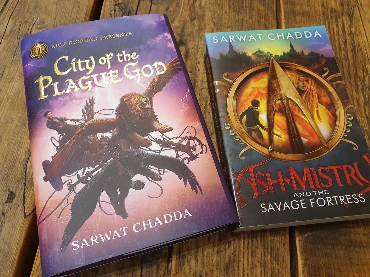 sarwatchadda's tweet image. It's #giveaway time! You can win a signed copy of PLAGUE GOD  or ASH MISTRY! Legends from Mesopotamia or from India! RT and Follow to enter, use the #plaguegodgiveaway and I'll pick one winner Jan 31st. Worldwide!