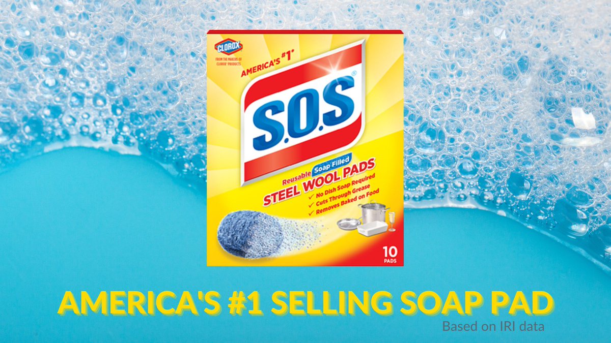 SOSClorox's tweet image. That feeling when you remember you've been #1 in the nation for a long time now. It never gets old... 🥰

#FridayFeeling #SOSSpellsClean #QuickCleanup #EasyCleanup