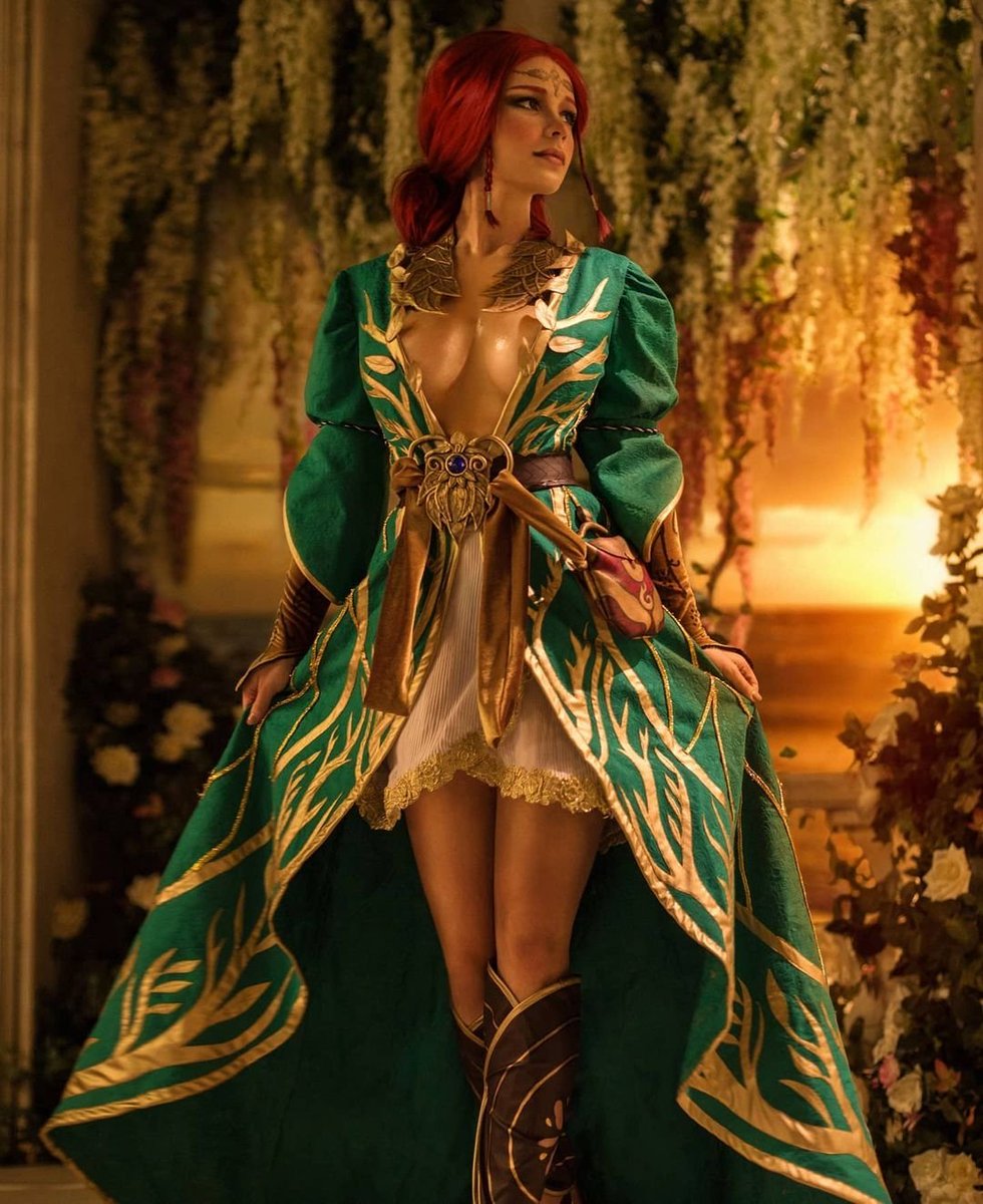 #trissmerigold #witcher3 #cosplay by @irine_meier  photo by <a href="/oltaura/">Oltean Aurora</a>  edit by <a href="/alicenevermind/">Alice Taylor</a>  #triss