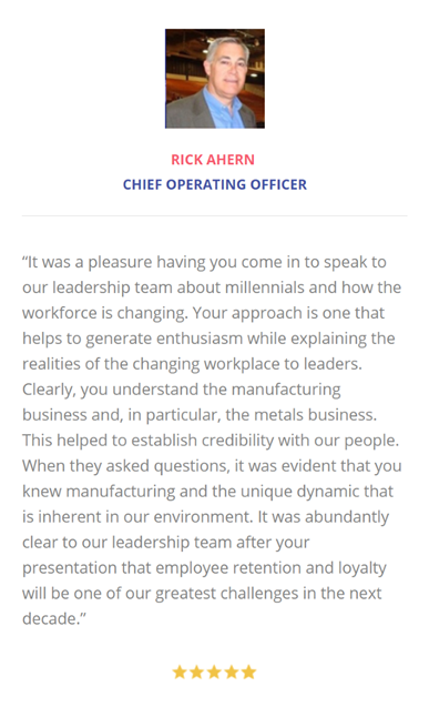 I love getting nice words like these! Thanks, Rick!