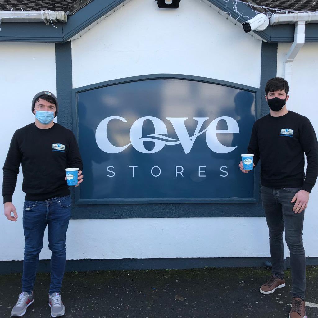 FreezinFriesian's tweet photo. Tramore... we have you covered! Now stocked in @covestores. First batch of Trá Coffee flavour available in store too 🌊
#tramore #localproduce #artisanicecream #shoplocal https://t.co/PUkNB63pD3