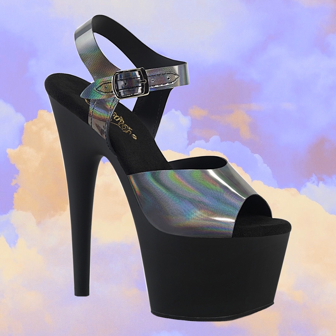 pleaser high heel sandals