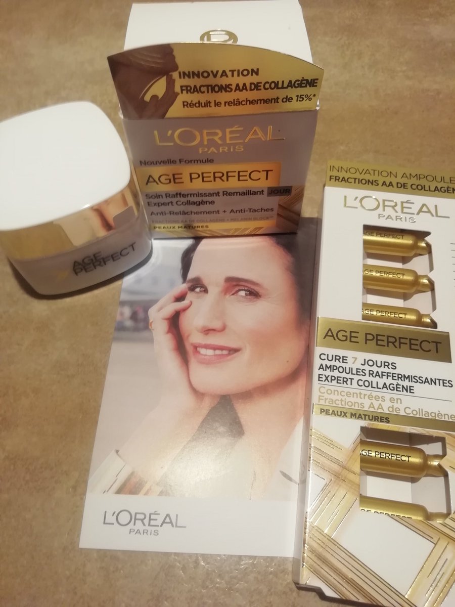 MartineRichard's tweet photo. Reçu à testé #loreal #ageperfect #ageperfectxpertcollagene https://t.co/Tz2WDCFV3D