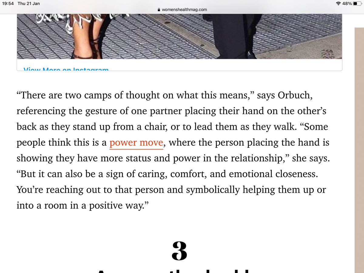 It can be a power move, but it also shows closeness and protection - and we know Lou can be protective of his baby