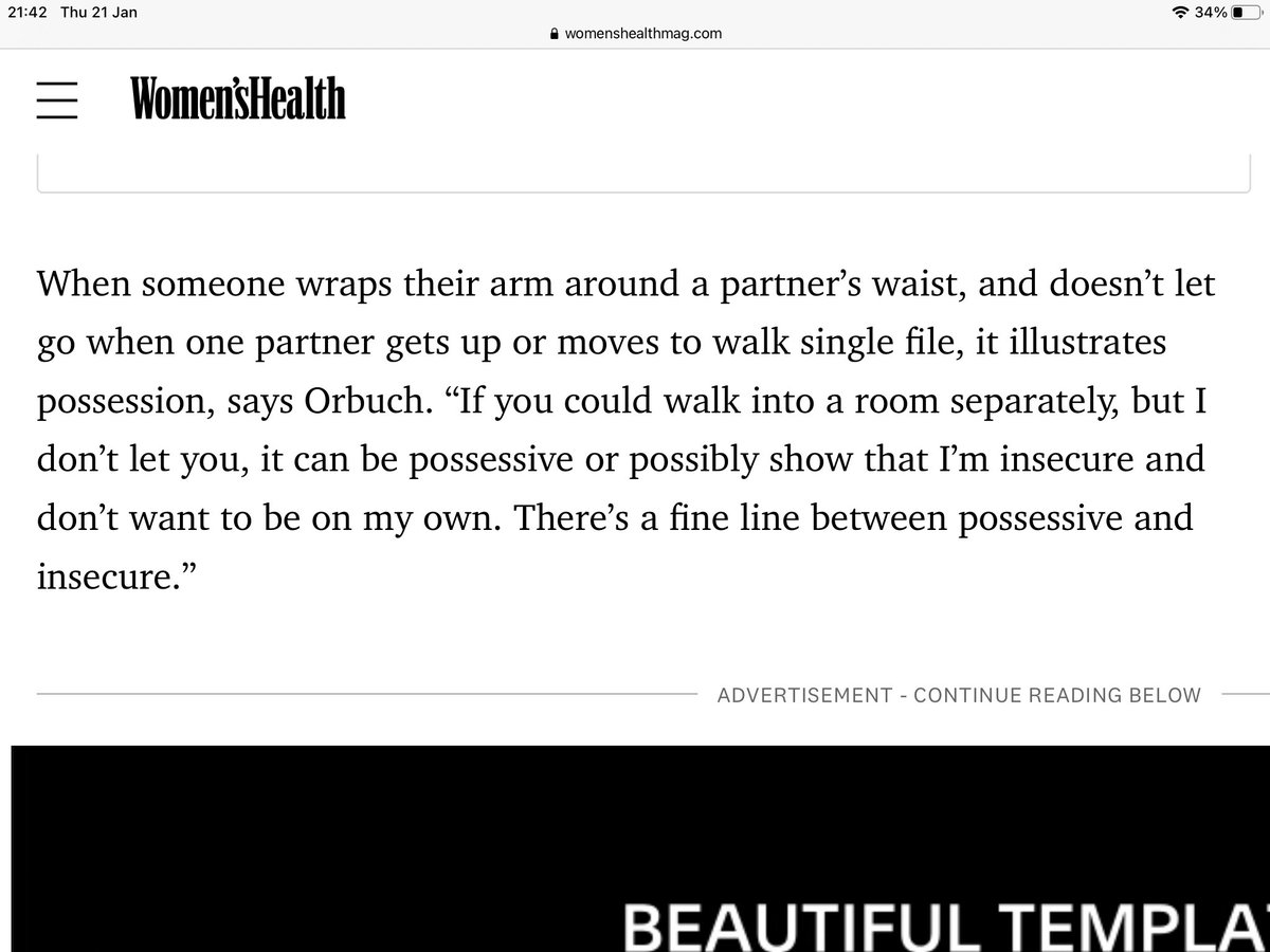We know Lou can be possessive but not in a negative way. If you cannot display PDAs you want to feel that the person next to you is yours and want them to feel it. It is very sensual