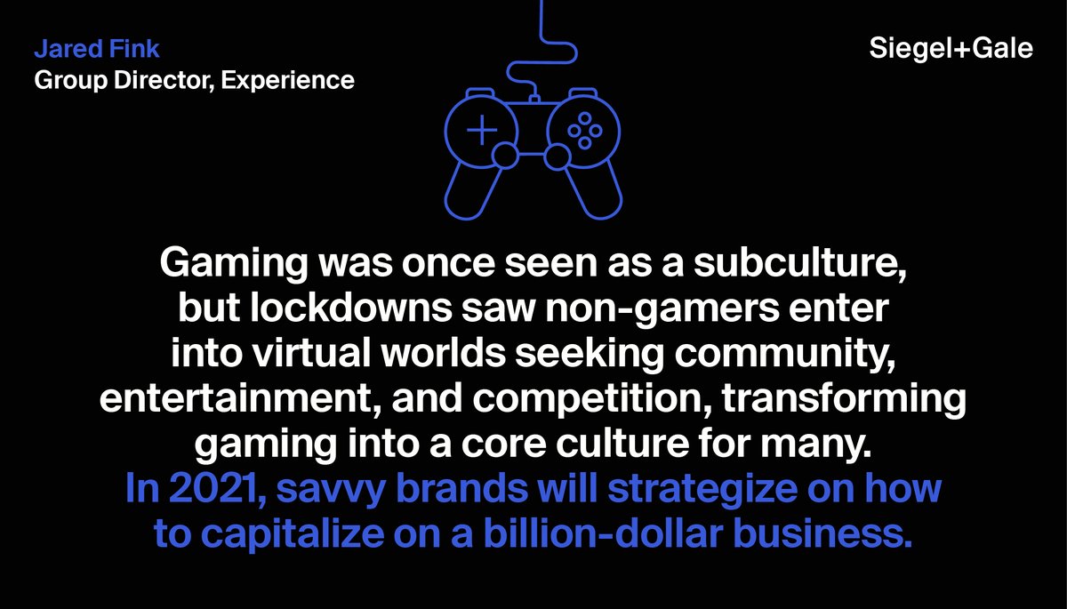 🆕 What’s top of mind for branding experts in 2021? Read the latest from our global team ↪️ bit.ly/3aAtikQ

Cc: <a href="/JaredFink/">J</a>  #branding #gaming #creativity #futureofbranding #customerexperience