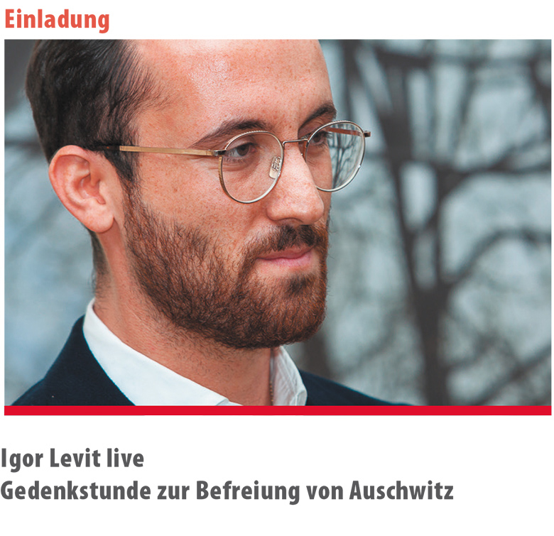 Zum 76. Jahrestag der Befreiung von #Auschwitz: Pianist <a href="/igorpianist/">Igor Levit</a> Levit spielt im Rahmen eines Gedenkkonzertes Musikstücke, die Auschwitz-Überlebende getröstet, durchs Leben getragen und für dieses Konzert ausgewählt haben. Livestream am 24.1., 11 Uhr
auschwitz.info/de/aktuelles/m…