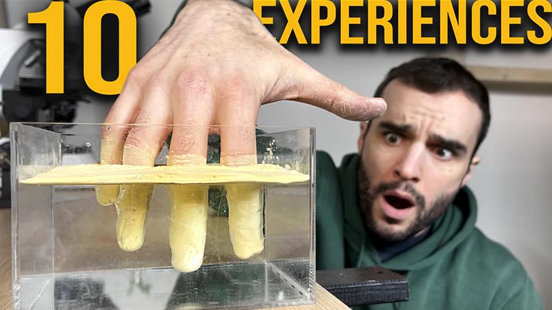 DrNozman's tweet photo. Nouvelle vidéo 
10 expériences impressionnantes (à refaire chez vous) 🧪
https://t.co/qPP3KDzBYN https://t.co/Nqn0D8HblY
