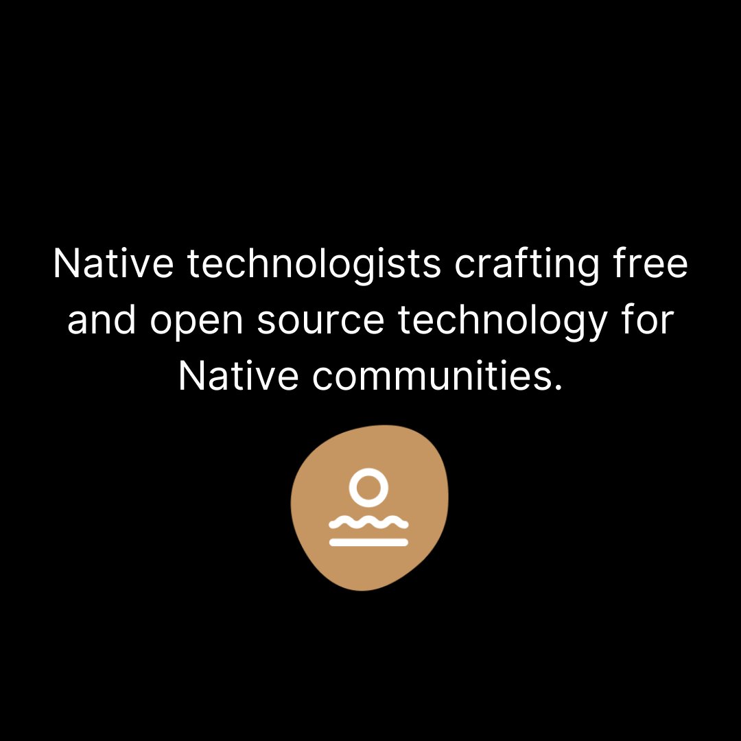 nativesintech's tweet photo. Who are we? What exactly is Natives in Tech? 

We are a collective of Native technologists crafting free and open source technology for Native communities.

Find out more at our website: https://t.co/boWHyK0jI3 https://t.co/FHAsaHZfub