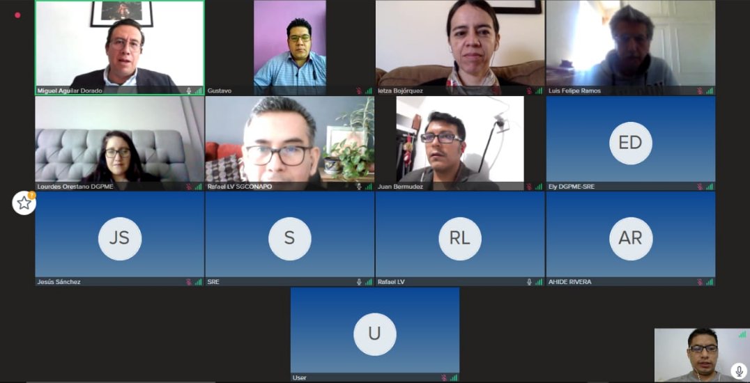 RocioGonzalezH8's tweet image. Se abre hilo 1) Durante la ‘Primera reunión de la comisión técnica de las #EncuestasSobreMigración en la frontera norte y sur de 🇲🇽 , se informaron los avances del ‘Módulo sobre inserción y capacitación laboral, #EMIFSur. Proyecto #SIMEL’