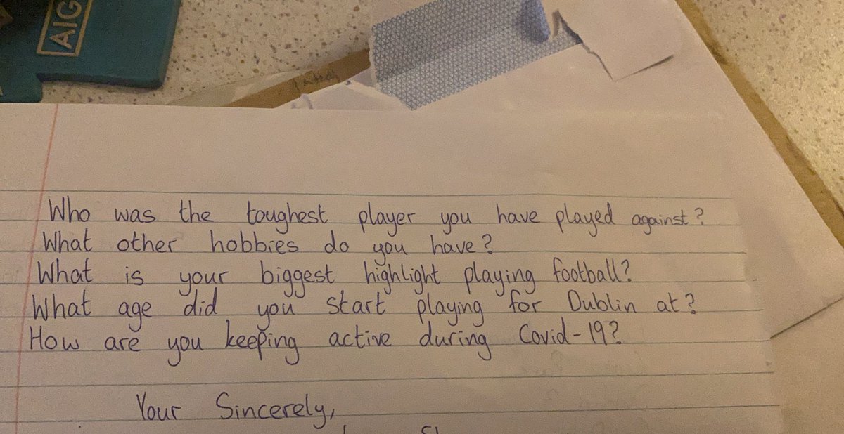 A nice bit of post to arrive home to 😄

Especially great to see girls so excited and ambitious about careers in STEM! 
 
Wonder could you help to get a response to her with schools still closed <a href="/LongfordLgfa/">Longford LGFA</a>?
