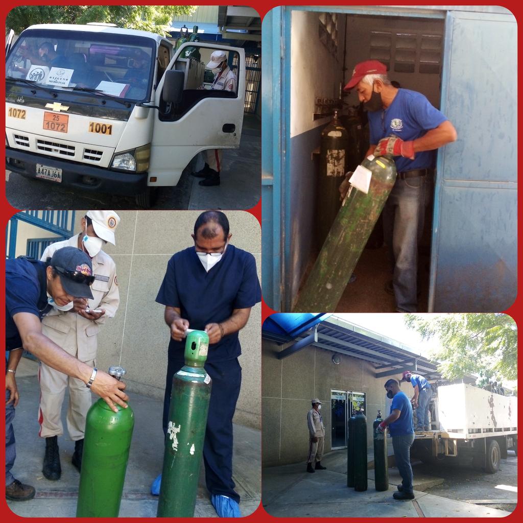 IVSSambCagua's tweet photo. #22Ene Nuestro centro de salud recibiendo dotación de Oxígeno y así seguir garantizando la atención digna y gratuita al pueblo @MagaGutierrezV @NicolasMaduro  @ConCiliaFlores  @ivssoficial https://t.co/Ll8D4fjO2G