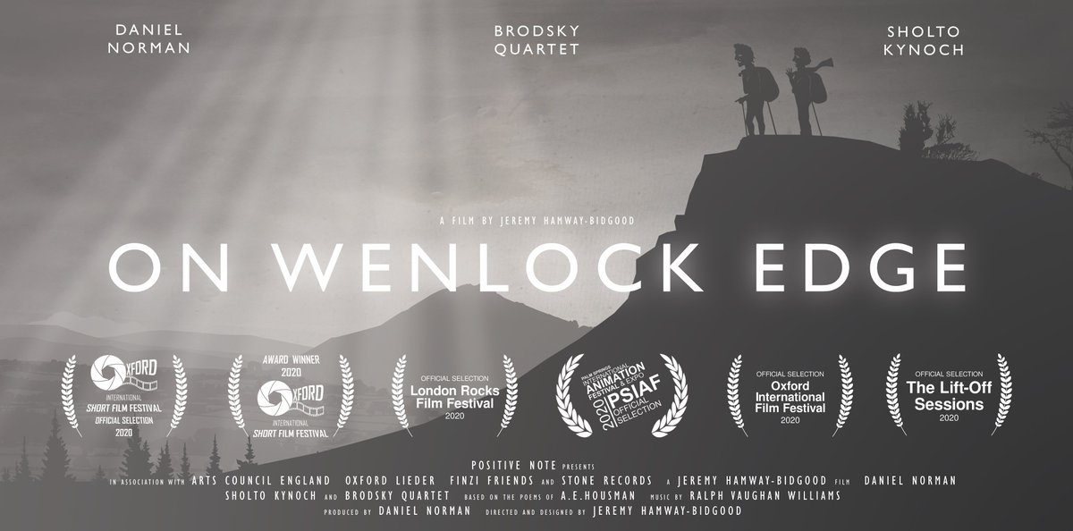PozNote's tweet photo. Very excited for the screening of On Wenlock Edge at @NFMLA this weekend. It's available now but suggested screening time is 7.30pm GMT on Saturday followed by a filmmaker Q and A with all the filmmakers from our Program: Counter-Ageism Shorts. https://t.co/pj0kAkxPh4