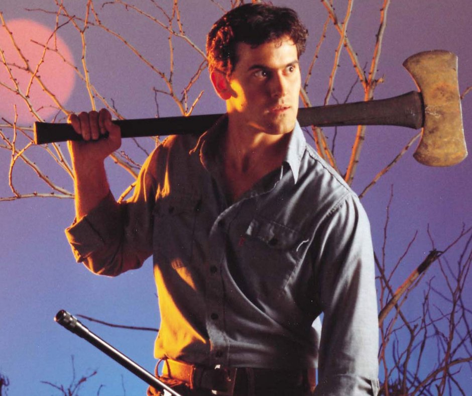 THIS SATURDAY! Grab your popcorn and join us for a virtual viewing of THE EVIL DEAD, with live commentary from lead actor Bruce Campbell. Details → bit.ly/3nLM7V1