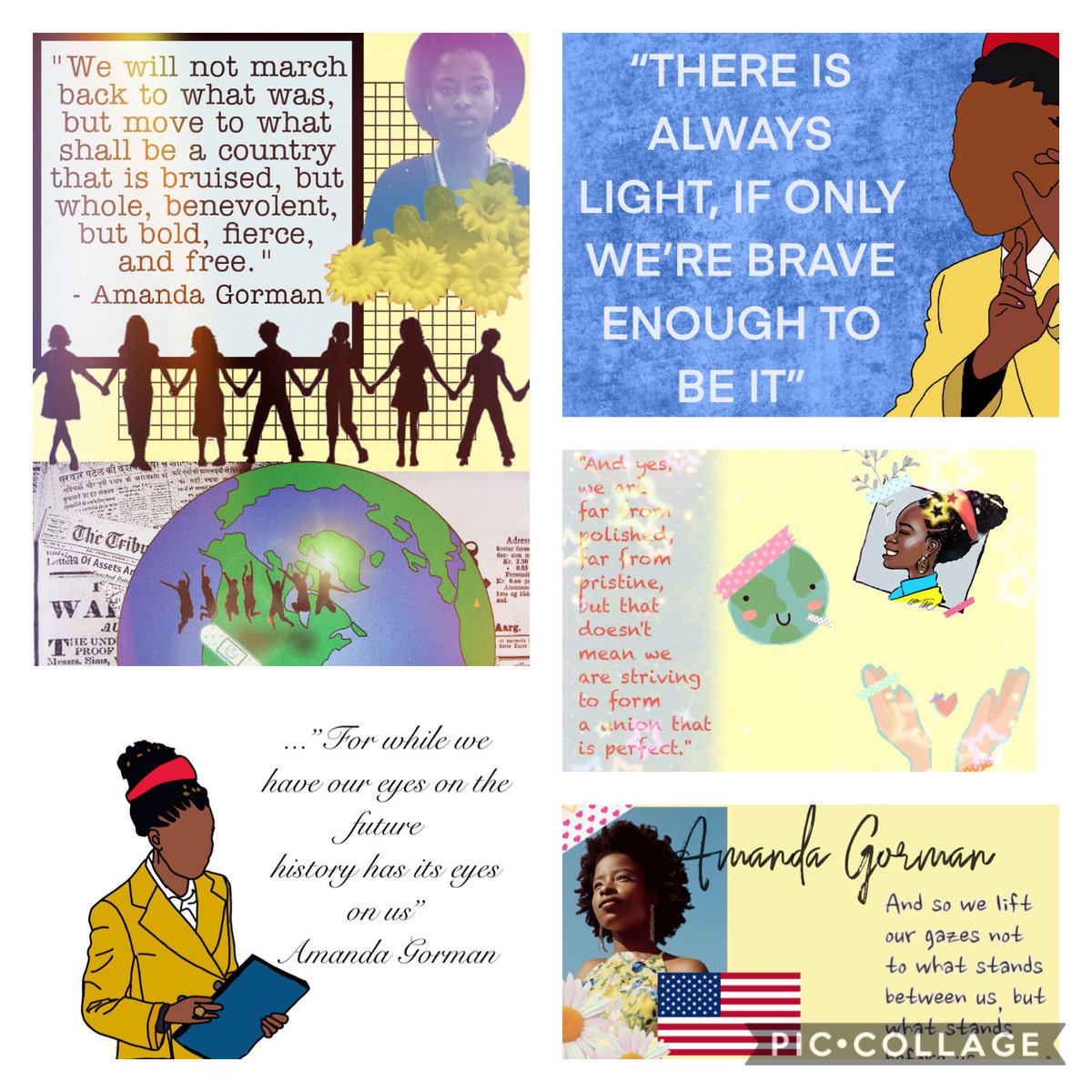 Inspired and connected - Mrs. Hall’s Grade 6/7 team. 📚