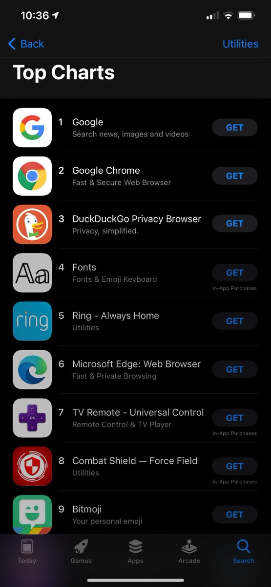 DuckDuckGo's tweet photo. Today marks 3 years since we relaunched our mobile app as an all-in-one privacy app, providing a drop-in replacement for both the Google Chrome browser app and the Google search app. 🎉

Search &amp; browse privately with one download. Privacy, simplified.

https://t.co/QNfnevM3gf https://t.co/rOFr4inXm0