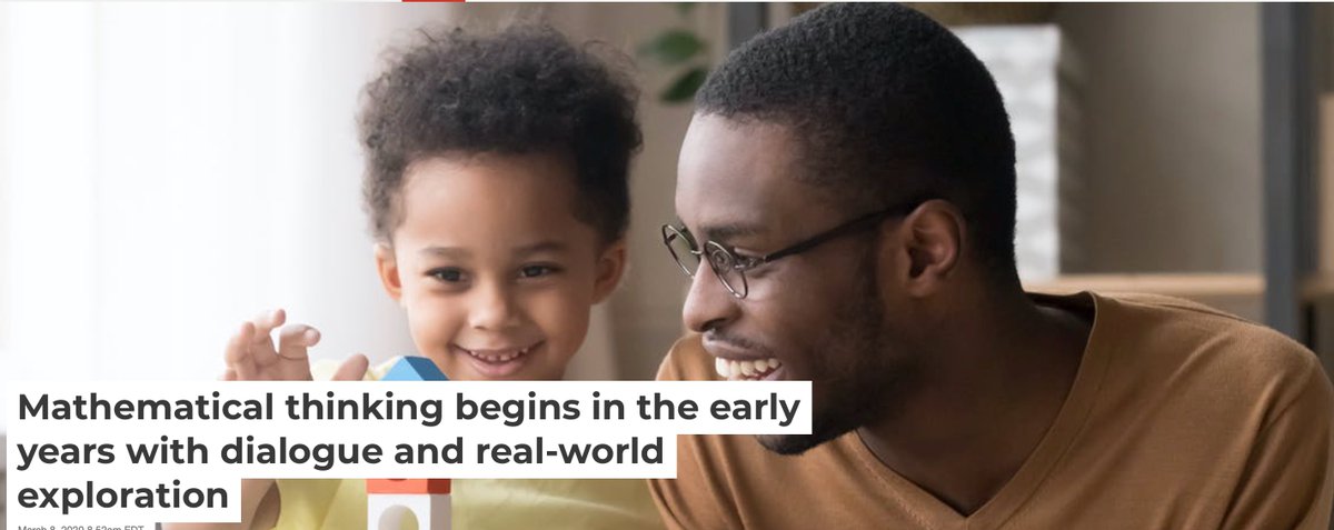 mathinthe6ix's tweet photo. Mathematical thinking begins in the early years with dialogue and real-world exploration.  #mathematics #mathnasium https://t.co/VIsaoxfPo8