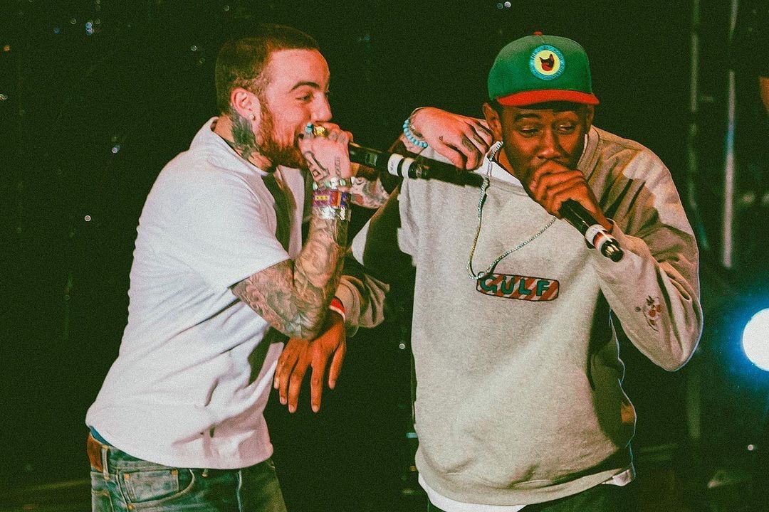 cltrxx's tweet photo. Mac Miller  x  Tyler, the Creator https://t.co/VACv5APNOI