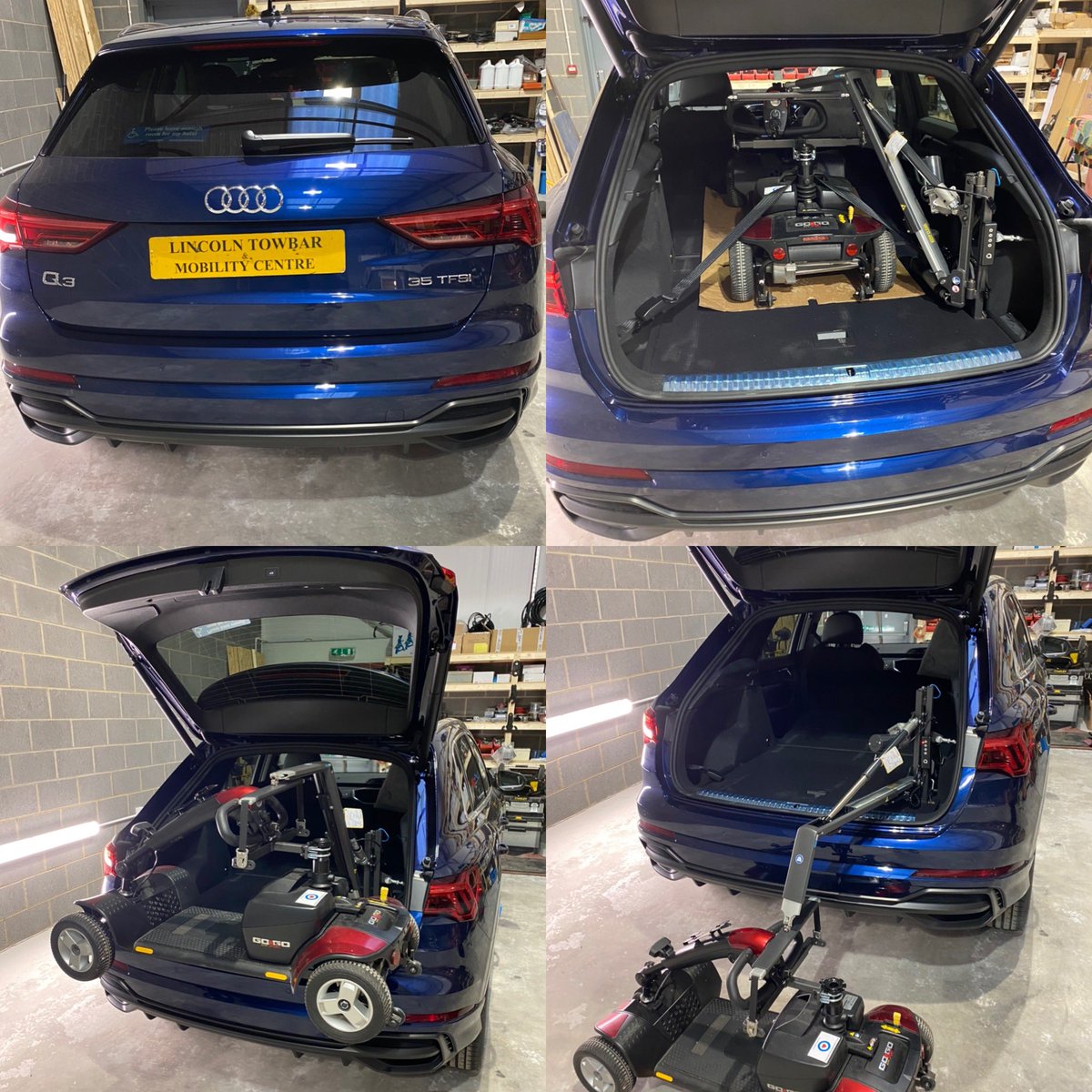 lincolntowbar's tweet photo. .@autochair 100kg #BootHoist fitted to a .@AudiUK Q3 for a #Motability customer #lincsconnect #lincoln #mobilityadaptations https://t.co/iWL6duVVtb