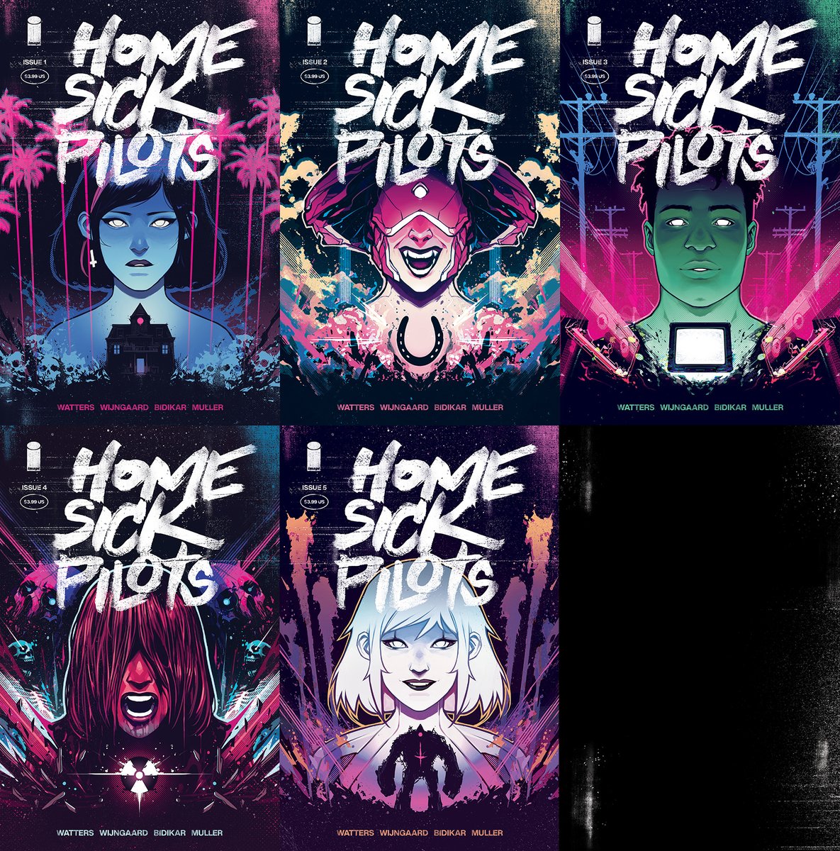 Tom Muller Home Sick Pilots 5 By Danpgwatters Casparnova With Adityab And Me Drops From Imagecomics In April And Concludes The First Story Arc Here S Caspar S Banging Cover With