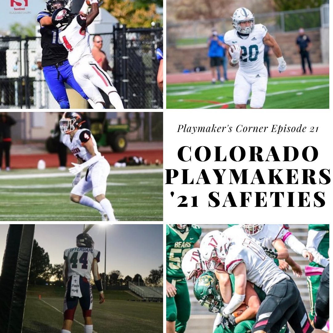 Top Safeties in Colorado and some honorable mentions from Simon and Kodey to shore up the defensive backfield in our #Coloradoplaymakers series! Linktree in thread #playmakerscorner #athlete #highschoolfootball #thebox #colorado #copreps #cfbcoaches #scouting #safety #lumberjack