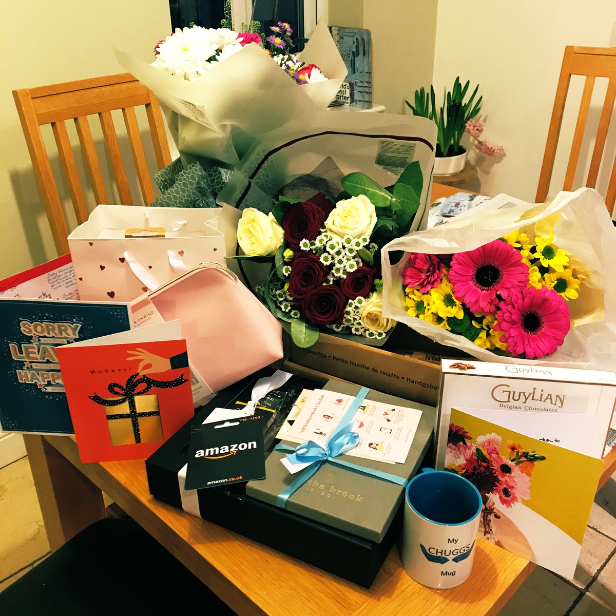 Very humbled today by all the lovely gifts and kind words on the last day of my secondment in  CHUGGS. Thank you for the opportunity to lead such a fabulous team. <a href="/_ClareProctor/">Clare Proctor 🌈💙</a> <a href="/anglov100/">Angela Barnard</a> <a href="/Leicnut/">Nutrition Doc</a> @SVNancarrow <a href="/GeorgeK81661083/">George Kenney</a>