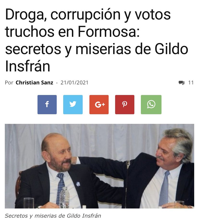 avetrixia's tweet photo. #Formosa #FormosaLibreYA  #FormosaEnPeligro @ACNURamericas @ONUHumanRights @ONU_derechos el gobernador Feudal de la provincia mas pobre de Argentina, que tiene 100 centros de aislamiento x el Covid y ningún hospital decente, lee la nota acá  https://t.co/Ygr80beQ9h https://t.co/w2sUeblr2x