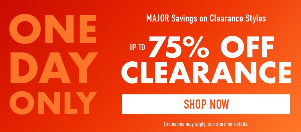 TODAY only! In stores and online get up to 75% off clearance gram.bncollege.com