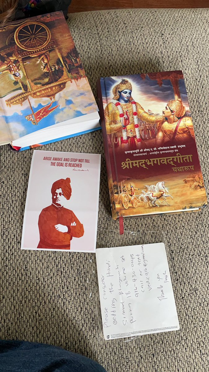 mcbeniwal's tweet image. No matter how many times you’ve read Gita, there is always more.
