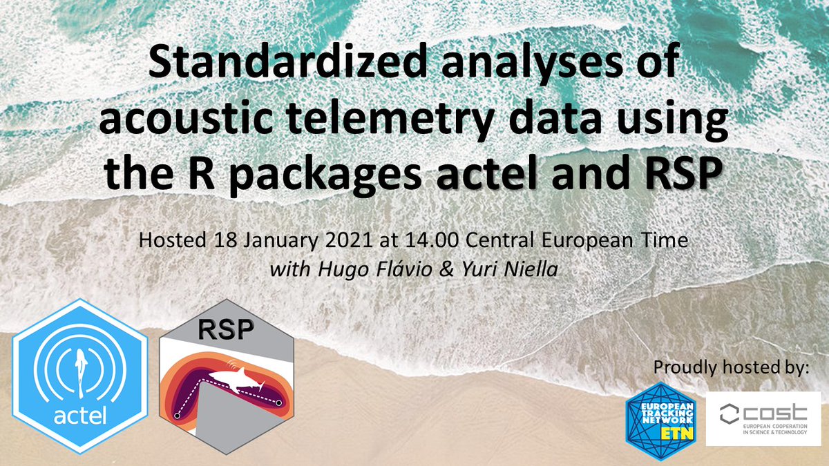 AquaticTracking's tweet photo. ⚠️ Our very much awaited recording of the #actel & #RSP workshop with @hugomflavio & @Yuri_Niella is now LIVE!!!
If you missed the workshop, now's your chance! Otherwise it's a great reference for #acoustictelemetry users! 🤓🧐🐟 #trackingnotslacking
https://t.co/Y9c9cSc2IC https://t.co/AaWjJ948rx