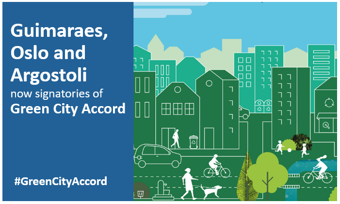 ICLEI_Europe's tweet photo. What better way to enter the weekend than by celebrating that @ICLEI Members Guimares ๐ต๐น and #EGCA2019 winner Oslo ๐ณ๐ด , as well as Argostoli ๐ฌ๐ท, are among the #GreenCityAccord's latest signatories?!
Find out more about this @EU_Commission initiative at: https://t.co/3Os5zGLh0Z https://t.co/SLqufBnJQq