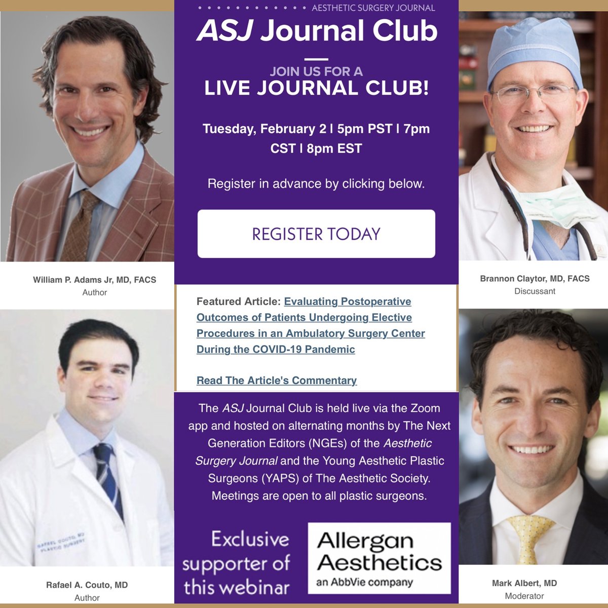 Aesthetic Surgery Journal/ASJ Open Forum tweet media