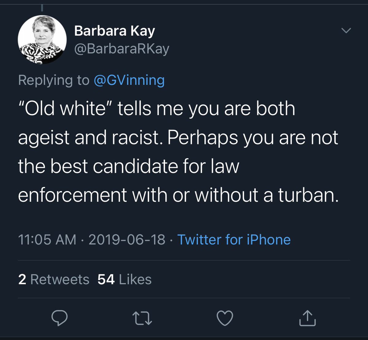 . <a href="/BarbaraRKay/">Barbara Kay</a> given the things you’ve said about BLM &amp; other marginalized groups, it is mindblowing that Jessica would CHOOSE to associate herself with you. Actually, nvm, it’s on brand for her. Are these your words and your tweets? If they are you should be ashamed of yourself