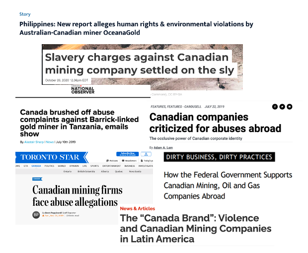 Canada is home to over 75% of the world's mining corporations: A thread on the Canadian state's controversial role in promoting corporate abuse & exploitative mining operations abroad Why is there more legal legitimacy related to the economy than human rights abuses? (1/15)