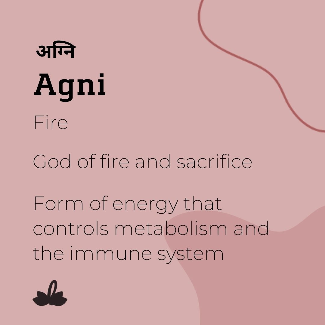 lotusflowcom's tweet photo. #Agni literally means fire in Sanskrit, and it is also the name of the #Vedic fire god of #Hinduism. It is considered as a form of energy that balances digestive systems to enjoy better health in #Ayurvedic practices.

https://t.co/1PLfX2WnsD

#yoga #yogaapp #sanskrit #lotusvocab https://t.co/YJQ7KSFM4J