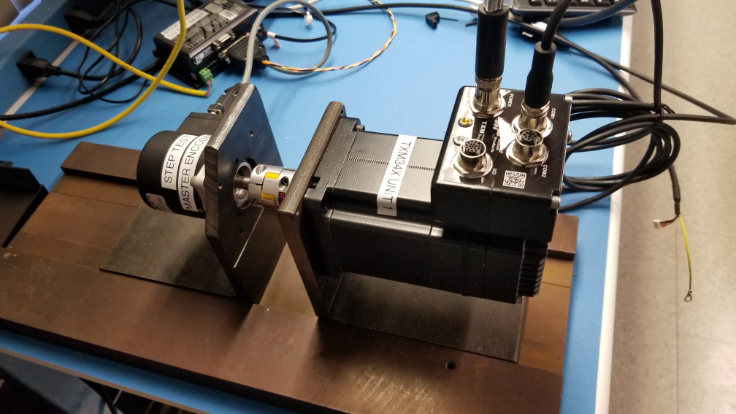 ampmotion's tweet photo. Coming to a larger motor near you… NEMA 34 frame integrated motors with TruCount Absolute Encoders hit the market soon. Engineering is completing final tests on the first production units in our California motor lab. #integratedmotors #absoluteencoders https://t.co/MC69Dieg1B https://t.co/JSrM2ac4FH