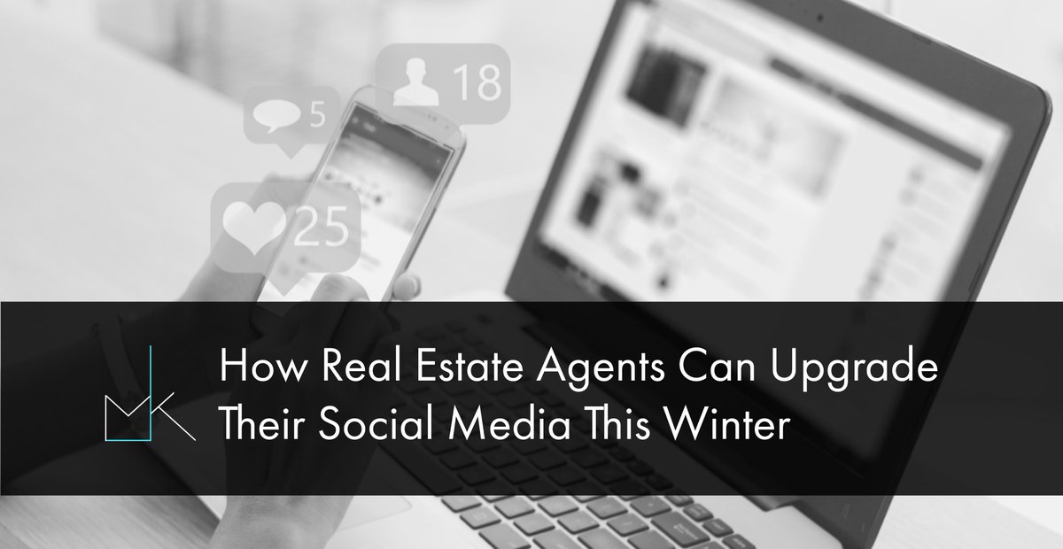 jmk_co's tweet photo. With less #sales activity, winter is down time for #realestateagents. From a #marketing perspective, this typically translates into an outdated online presence. But does it matter if your #socialmedia becomes inactive? Answer: YES! Click to read more: https://t.co/UKHLer1nXk https://t.co/my9sqhuA23