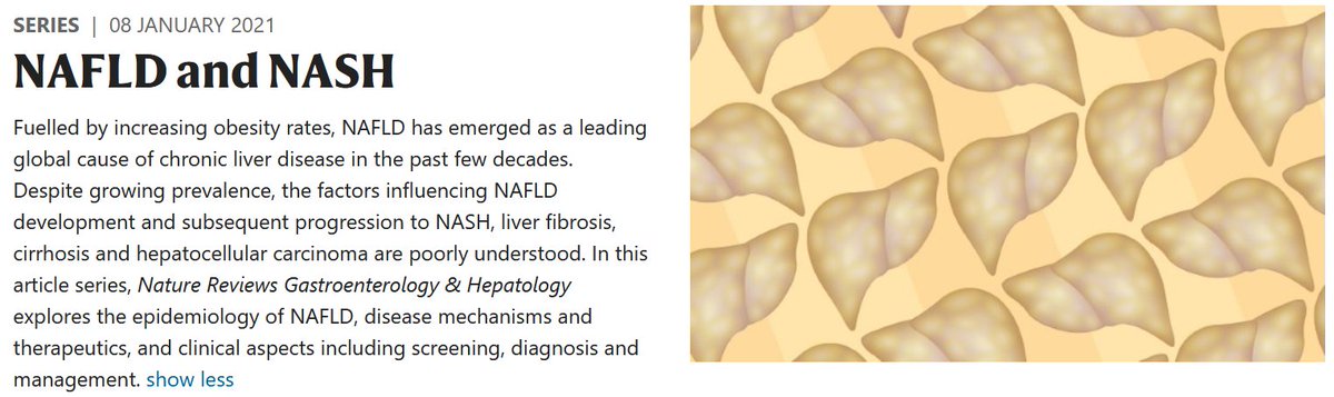 Nature Reviews Gastroenterology & Hepatology (@natrevgastrohep) on Twitter photo We have several ongoing Article Series, including this one on #NAFLD and #NASH
nature.com/collections/wr…
Here's a quick whistle stop tour of some of the latest additions to this Series We have several ongoing Article Series, including this one on #NAFLD and #NASH
nature.com/collections/wr…
Here's a quick whistle stop tour of some of the latest additions to this Series