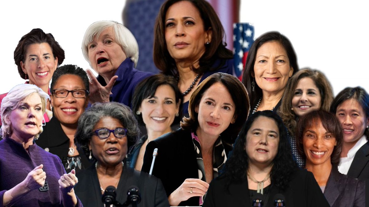 Qualcosa di nuovo!! Sono felice che i vertici USA si tingano di rosa. <a href="/KamalaHarris/">Kamala Harris</a> <a href="/DebHaalandNM/">Deb Haaland</a> @JanetYellen @JenGranholm <a href="/LindaT_G/">Linda Thomas-Greenfield</a> #AvrilHaines <a href="/mlfudge/">Marcia L. Fudge</a> <a href="/GinaRaimondo/">Gina Raimondo</a> <a href="/IsabelCGuzman/">Isabel Casillas Guzman</a> <a href="/CeciliaERouse/">Cecilia Rouse</a> <a href="/RWalensky/">Rochelle Walensky, MD, MPH</a> <a href="/neeratanden/">Neera Tanden🌻</a> #KatherineTai #JoeBiden #M5S #KamalaHarris