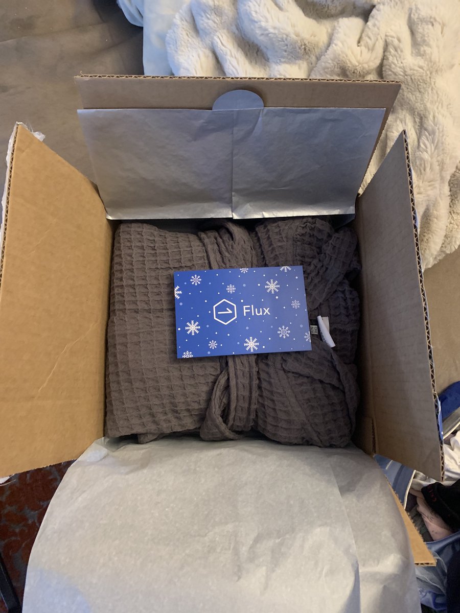 Fluxworkdotco's tweet photo. Hoodies are so 2020. We decided to up our #WFH game with @Fluxworkdotco branded bathrobes. #newbusinesscasual https://t.co/7BIKF1Uow0