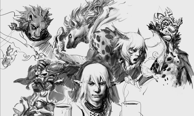 Cool down drawings. 