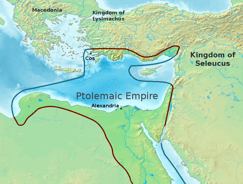 During the rule of the Greek Ptolemies, the granaries were transformed into a network of banks centered in Alexandria, where the main accounts from all of the Egyptian regional grain-banks were recorded.